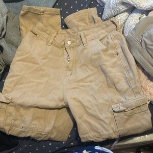 tan cargo pants (negotiable!!)